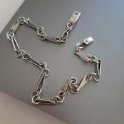 Bransoletka srebrna PRL 