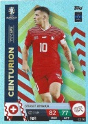 TOPPS MATCH ATTAX EURO 2024 CENTURION GRANIT XHAKA SZWAJCARIA CC 10
