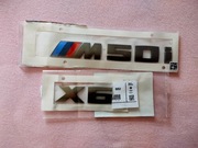Emblemat  napis BMW X6 G06 M M50i  51148093716  51148092882  nowy! Oryginał