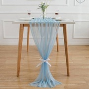 Aoksunova bieżnik na stół 75x400 cm niebieski