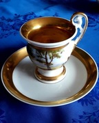 Filiżanka I poł. XIXw. ręcznie malowana .. Francja ? Niemcy? 