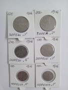 Tereny Okupacyjne OST Zestaw  6szt Kopiejek z 1916 roku