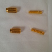 Trzpienie + Śruby mocujące mostek gitary złote