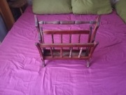 gazetnik gazetownik drewniany machoń toczone elementy