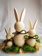 Zajączki dekoracyjne 3 szt 