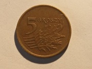 5 groszy 1992 obiegowe 