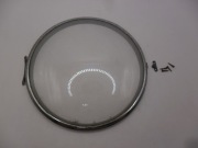 RAMKA Z SZYBKĄ DO STAREGO ZEGARA + ZATRZASK I ŚRUBY MONTAŻOWE