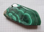 Obustronnie polerowany Malachit - duża płytka