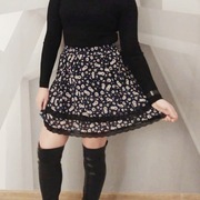 Spódnice z falbankami i ołówkowe