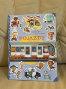 Książeczka z naklejkami. Pojazdy i inne maszyny... - praca zbiorowa