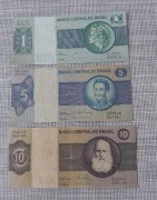 zestaw banknotów Brazylia 