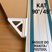 Przykładnica kątowa 90° i 45° do szyny Makita / Festool – Wydruk 3D