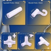 Zestaw naprawczy do szaf tekstylnych 13mm 15szt 