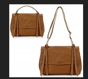 Loccati torebka listonoszka skóra naturalna brązowy