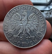 II RP - Moneta 10 zł - Jan III Sobieski - 1933 Cudeńko 