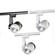 Lampy szynowe LED 20W na nowoczesnej listwie dekoracyjnej