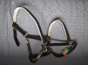 Nowy skórzany kantar PONY brązowy 