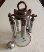 Stojak do narzędzi kuchennych+pojemnik na chrzan (PRL)