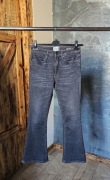 Dondup Amanda jeans flare W28 czarne dzwony bootcut Italy premium Y2K