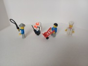4 figurki Lego z dodatkami