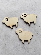 Baranek wielkanocny ze sklejki 6x5cm 10 sztuk 