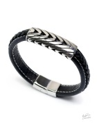 Męska Bransoletka ze Skóry Naturalnej