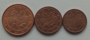 NIEMCY 2005 A - 1cent, 2 cent, 5 cent