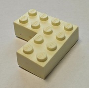 Lego 702 klocek narożny 4x4 biały - 1 sztuka !