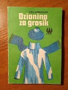 Dzianina za grosik Ewa Gorzany PRL Robienie na Drutach Vintage  (114)