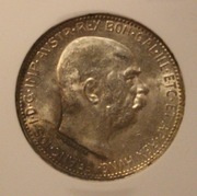 1 KORONA 1915 AUSTRIA GCN MS66 - ŁADNY POŁYSK 