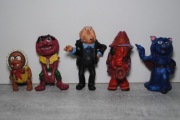 Muppet Show stare kultowe gumowe figurki PRL 5 szt