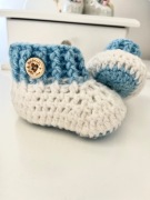 Buciki dla niemowlaczka - Handmade - Baby shower!