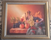 Obraz w ładnie zrobionej ramie 60 x 50 cm