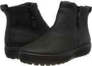 Ecco Soft 7 Tred M botki ocieplane męskie czarne skóra r. 44