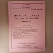 Rozkład Jazdy Pociągów Towarowych - zeszyt 424
