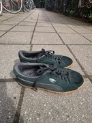 Buty Puma suede 39 ciemnozielone khakhi, wkladka 25cm, zalozone raz 