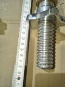 GRYF STALOWY PROSTY PEŁNY ODLEW 36cm / 28mm CHROMOWANY