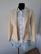 Beżowa marynarka żakiet 34 Anjo