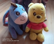 Simba Disney Maskotka pluszak Kłapouchy  i Kubuś Puchatek .