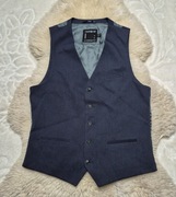 Kamizelka garniturowa M  Granatowa Topman