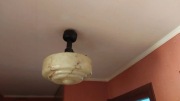 Lampa Ampla Plafon Marmurkowy Art Deco