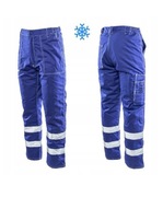 Spodnie robocze zimowe ocieplane odblaskowe XL Brixton snow