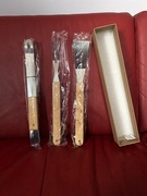 Zestaw grillowy grill set nowy new 3 sztuki