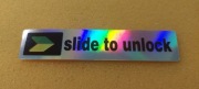 SLIDE TO UNLOCK JDM JAPAN NAKLEJKA STICKER