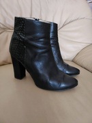 Botki skórzane w roz 39.