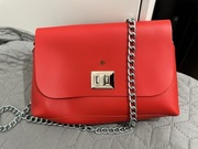 Batycki torebka czerwona na łańcuszku