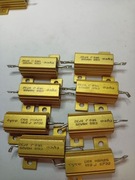 Rezystor drutowy 1R 25W obudowa aluminiowa radiator