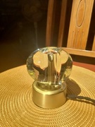 Lampka stołowa biurkowa szklana 