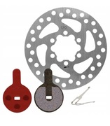 Klocki Hamulcowe + Tarcza Hamulcowa 120mm do KuKirin G2 PRO