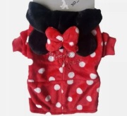 Disney Minnie Mouse ubranko dla psa bluza z kapturem r.L